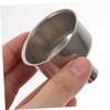 GRIRIW 10pcs Metal Mini Funnel for Kitchen Use Reusable Oil