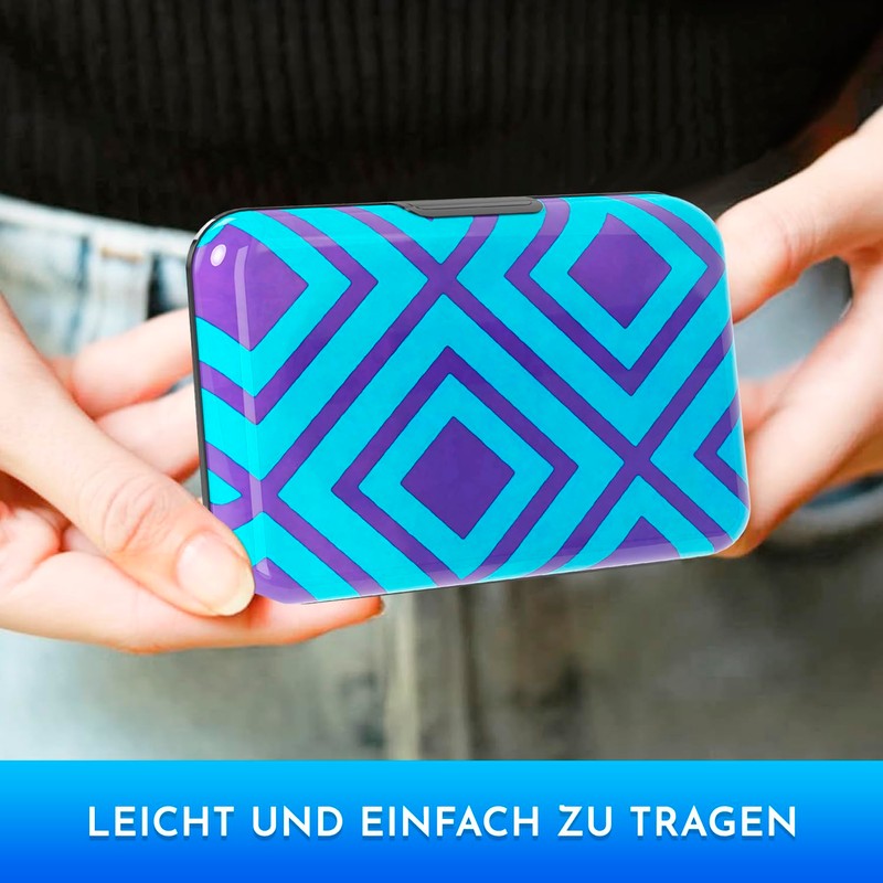 Card Holder for Men and Women, Aluminium with RFID Locking