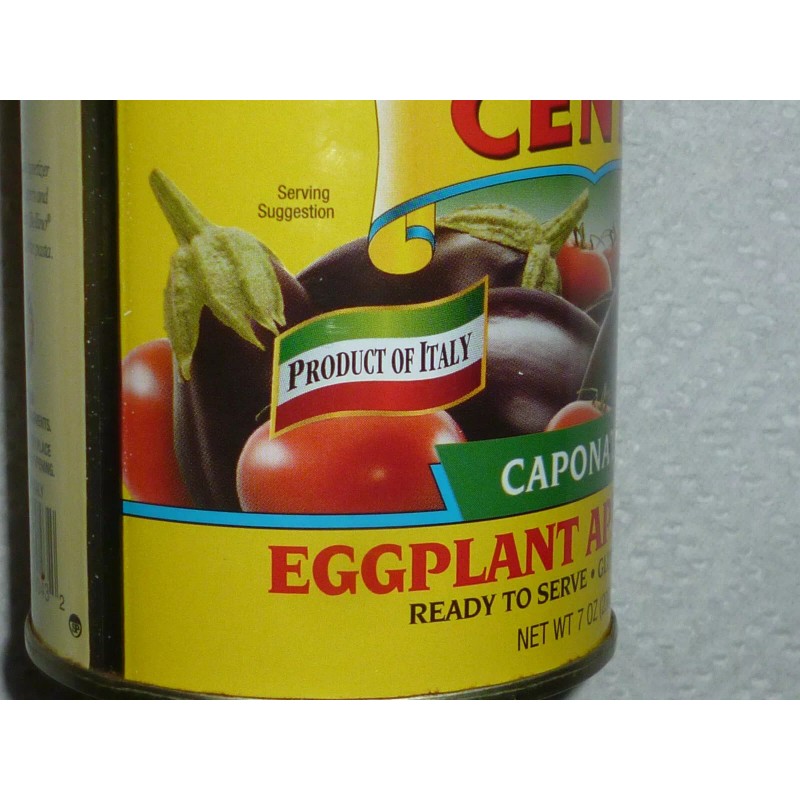 Cento Caponata Eggplant Appetizer, 7.0 - Oz. Cans Pack of