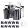 Verdenu 10 Pack Broom Holder Wall Mount, Mop and Broom