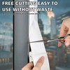 ASTIMESA White Windproof Window Tape for Winter, 2 in x