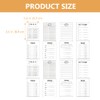 Operitacx 16pcs Nonstick Memo Pads for Notes and Schedules Blank