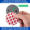 Your Day Mate Rauchmelder Magnethalter, 2 Stck, ? 70 mm