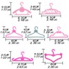 BJDBUS 80 Pcs Plastic Hangers Accessories for 11.5 inch Doll
