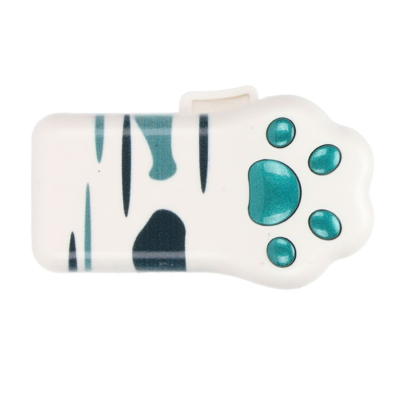 Memory Stick Olive Green Tabby Pattern Cat Paw Shape USB