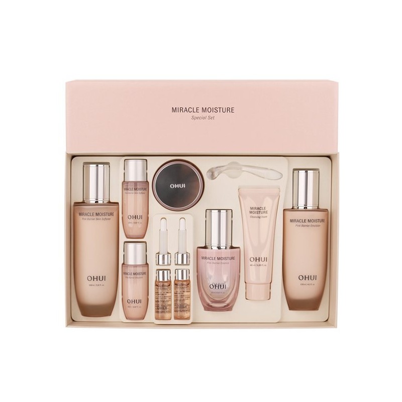 Ohui 오휘 미라클 모이스처 핑크 베리어 4종 스페셜 세트 Ohui