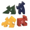 Bits and Pieces - Wooden Alphabet Giraffe Puzzle - Learn