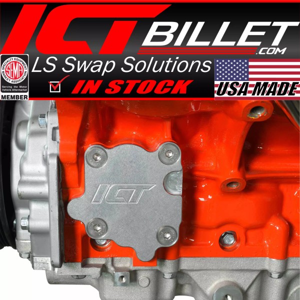 ICT Billet Gen V LT Vacuum Pump Plate Compatible with