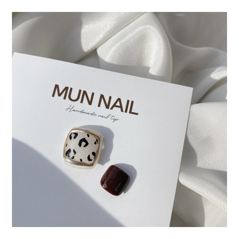 MunNail Leopard Paddy Tip - No. 6 / MunNail 레오파드