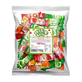 Tise Süsswaren Magic Chew Chew Sticks Pack of 100 in Bag - Throwing Material/Children's Birthday/Candy Bar