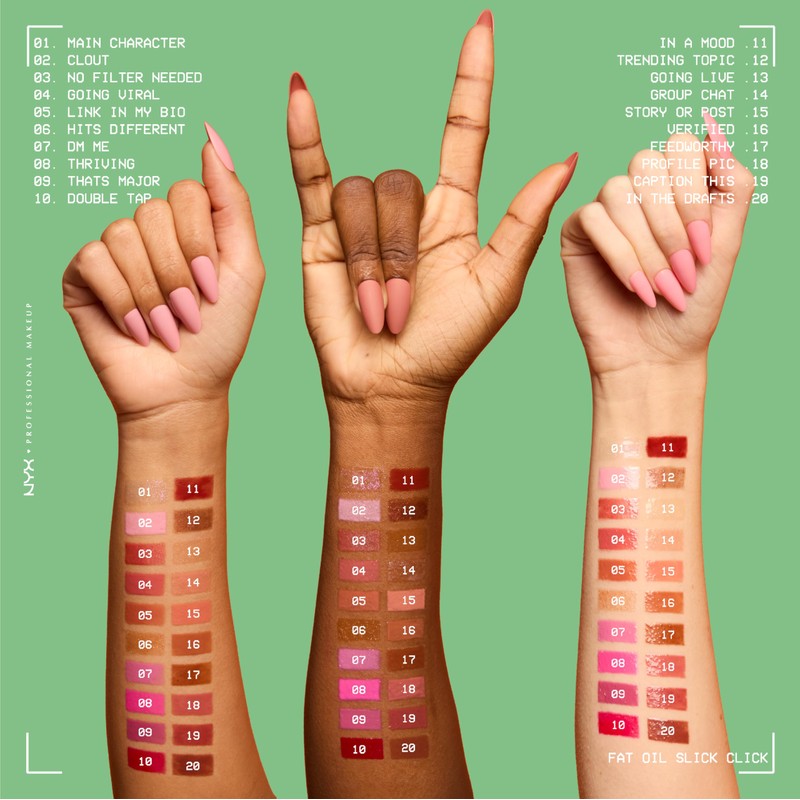 NYX Professional Makeup, Fat Oil Slick Click. Tono: Story or