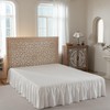 xuan dian Bed Skirt Full Size Ruffled with Split Corners,