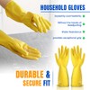 Concept4u Household Gloves 2 x Pair Large 100% Latex Comfort
