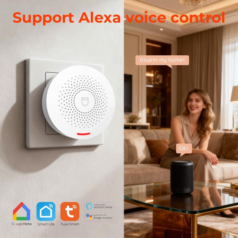 Hapippofa Caregiver Call Button WiFi Elderly Alert Call Button Life