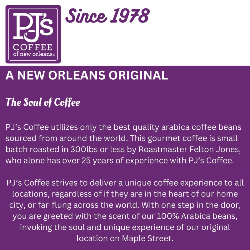 PJ's Viennese Blend - Whole Bean Flavored Coffee - Full