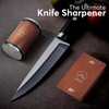 Rolling Knife Sharpener with Diamond and Ceramic Discs, Kitchen Knife