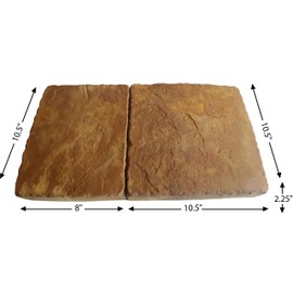 Stone Master Molds Rubber Mold for Masonry Concrete, Cobblestone Paver Form, Version 2