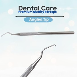 Dental Care Tool to Remove Plaque and Tartar at Home Made of Stainless Steel with Precision Tips Knurled Handle Design for Firm Grip to Remove Teeth Stain Pet Oral Hygiene Care (Explorer #17A)