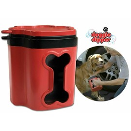 Doggie Dipper Dog Paw Cleaner/Washer - Portable, Cleans and Dries Quickly - Silicone Bristles - Keeps Furniture and Carpets Clean from Muddy Paws