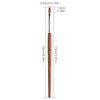 KADS Pure Kolinsky Hair Bristles Acrylic Nail Brush Oval Crimped