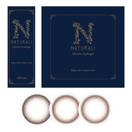 ナチュラリ1day 新素材シリコーンハイドロゲル チャーミングブラウン 【-0.50】10枚