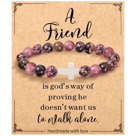 Christian Gifts for Women Christmas, Inspirational Birthday Gifts for Women, Religious Cross Bracelet Gifts for Woman/Daughter/Mom/Best Friend/Sister/Grandma/Girlfriend/Granddaughter/Godmother, Bible