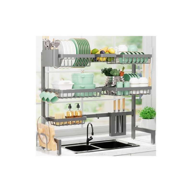 Sakugi Dish Drying Rack - Over The Sink Dish Drainer