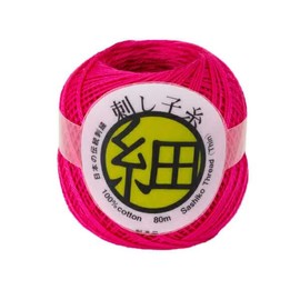 Olympus Thred Embroidery Thread "Sashiko Thread (Thin), Cherry Pink, 221 Colors"