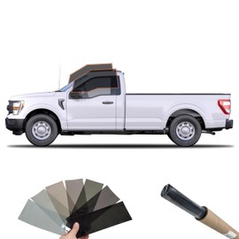 DIY MotoShield Pro 1.5mil Professional Performance Precut Carbon Window Tint Film Kit for (2021-2025) Ford F150 Standard Cab (Front Driver/Passenger 25%)