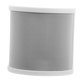 Kisangel Handheld Microphone Pop Filter Metal Mesh Windscreen for Recording U-shaped Design for Easy Installation