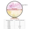 OERJU Silver Round Backdrop Cover Luxurious Not Glitter Sequin Background