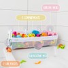 Comfylife Large Bath Toy Organizer with Letters and Numbers –