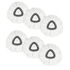 Pack of 6 Spin Mop Replacement Head, Magic Mop Head,