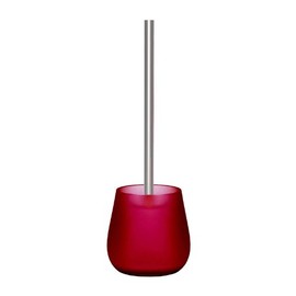 Kleine Wolke Colorful Round Bathroom Bowl Toilet Brush Holder 13.78" t X 4.13" w (Red …)