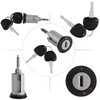 Qiilu Car Ignition Switch Lock Barrel with 2 Keys