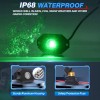 MICTUNING 8 Pods RGB LED Rock Lights, Bluetooth Underglow Car