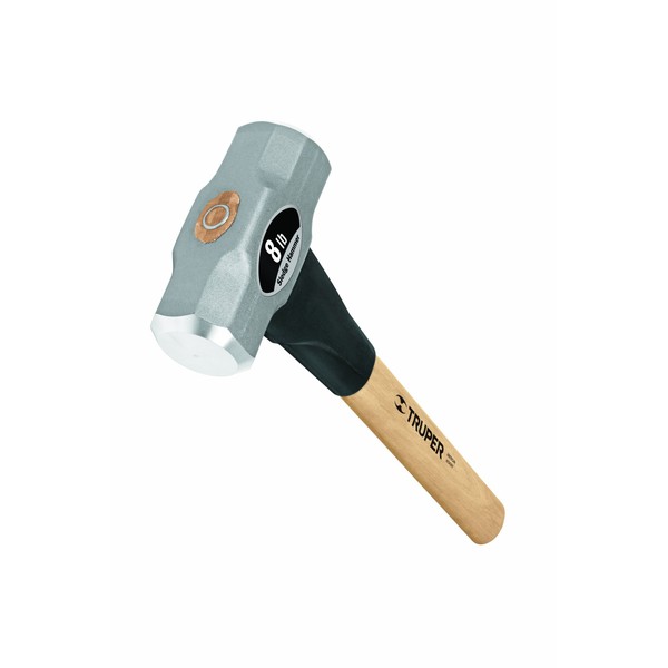 Truper 33187 8-Pound Sledge Hammer, Hickory Handle, 16-Inch