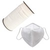 WedDecor Flat Mask Elastic Cord, Elastic String Stretchy Strap Cord