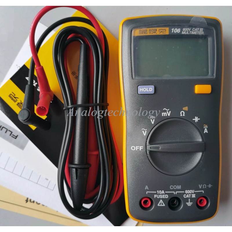 FLUKE New FLUKE 106 F106 Palm-sized Multimeter AC/DC/Diode/R/