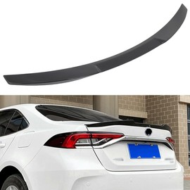 SCITOO ABS Rear Window Spoiler Wing Fit for 2020-2021 for Toyota Corolla Glossy Black Rear Trunk Spoiler Wing
