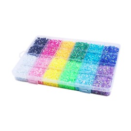 Outanaya Jelly Resin Drill for Manicure Gel Nail Kit Ab Resin Flat Diamond Unique Smooth Surface Design