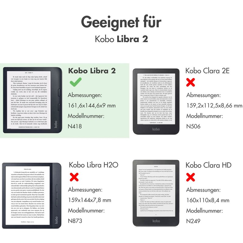 iMoshion Slim Hard Case with Stand for Kobo Libra 2