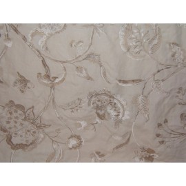 Lee Jofa, Noyak, Embroidered Floral, BTY, Color Oyster