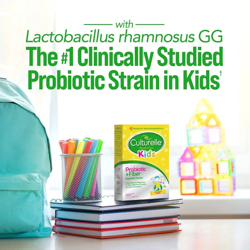 Culturelle Kids Probiótico + Fibra Para Niños 60 Sobres