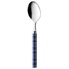 Takakuwa Metal 401734 Tartan Plaid, Teaspoon, Blue