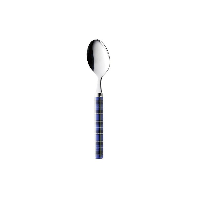 Takakuwa Metal 401734 Tartan Plaid, Teaspoon, Blue