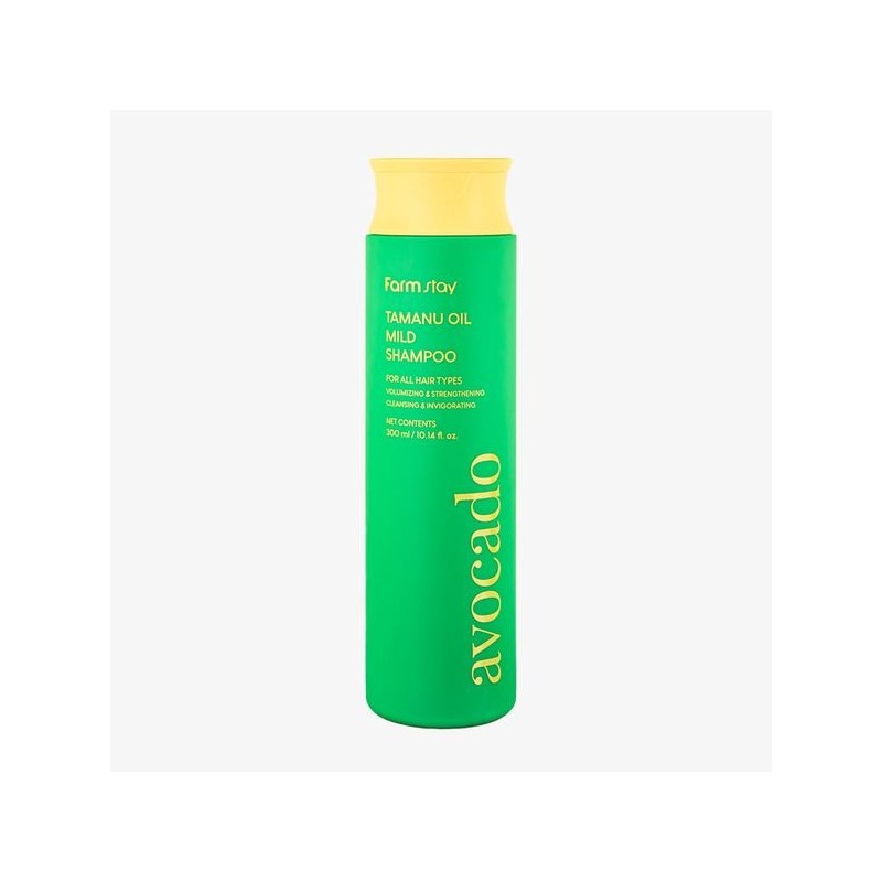 Farmstay Tamanu Oil Mild Shampoo Avocado 300ml / 팜스테이 타마누
