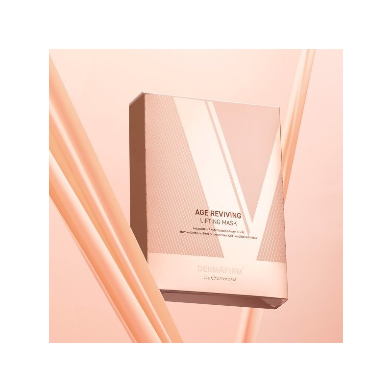 Dermaplum 더마펌 에이지 리바이빙 리프팅 마스크 기본세트 2박스 (8매입) (증정:
