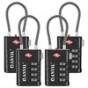 ANVIL 4 Digit Luggage Locks, TSA Locks for Luggage, Advanced