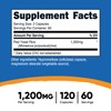 Nutricost Nutricost Red Yeast Rice 1200mg, 120 Capsules - 60